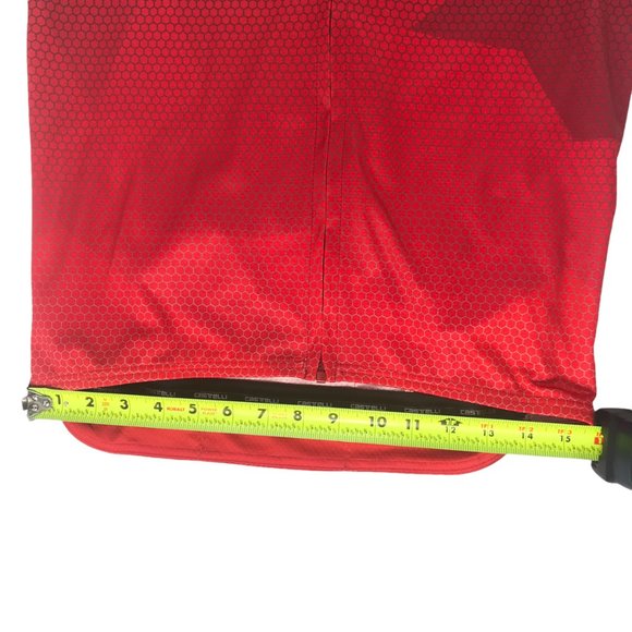 CASTELLI Women's M Cycling Jersey Red Black.  Full Zipper in Front Short Sleeve - Picture 8 of 11